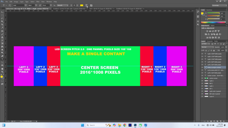Led Screen Color Pixels Mapping Tutorial